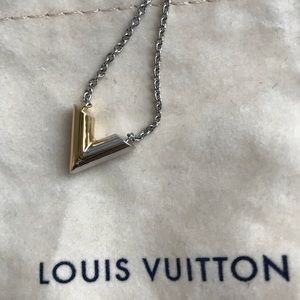Louis Vuitton “V” Necklace